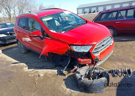 2019 Ford Ecosport Titanium z USA, uszkodzony, nr VIN MAJ6S3KL8KC296633